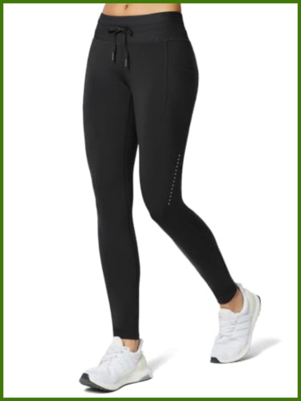 Fleece Lined Water Resistant Hiking Leggings High Waisted Thermal